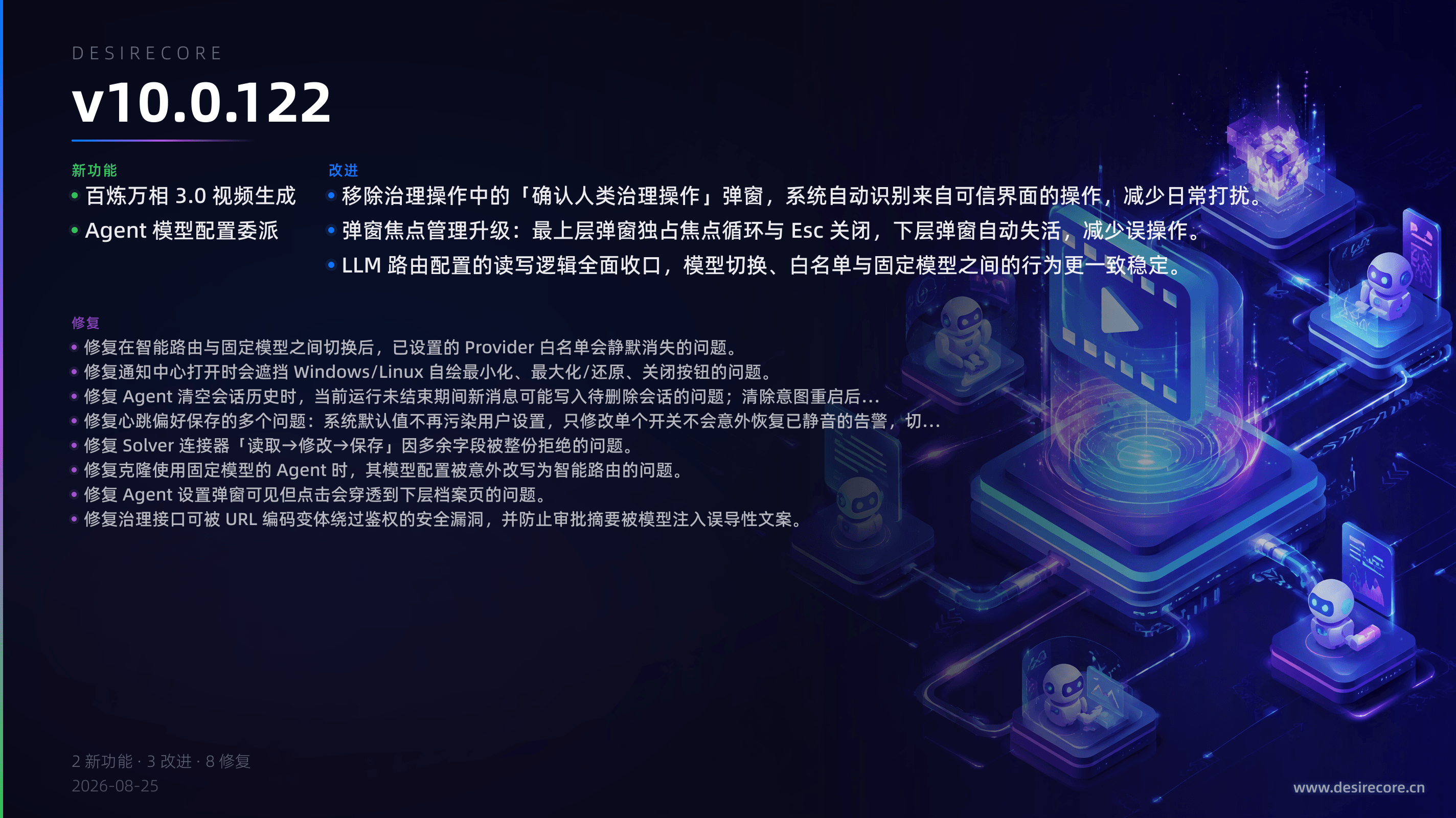 v10.0.122 更新概览