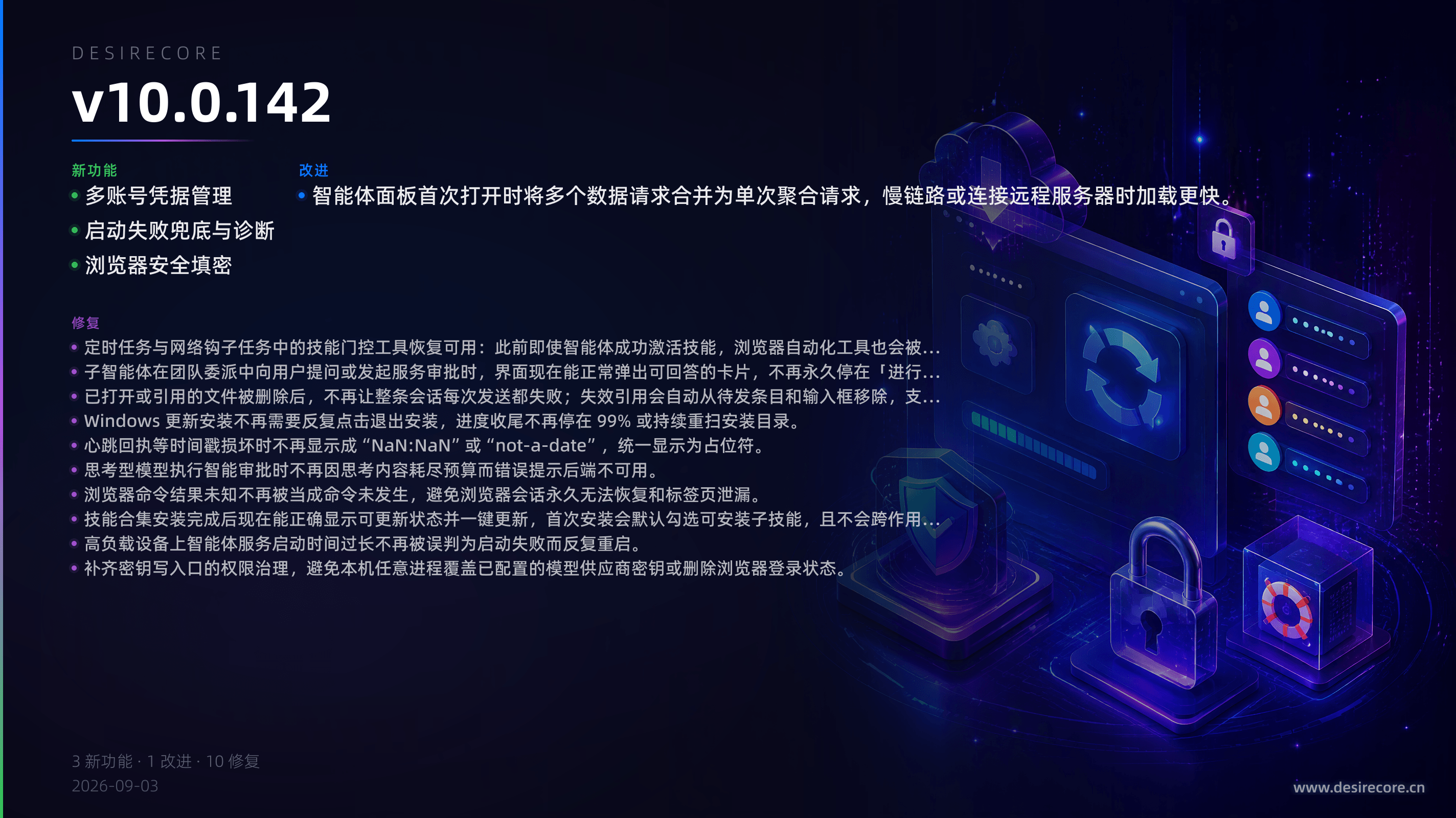 v10.0.142 更新概览