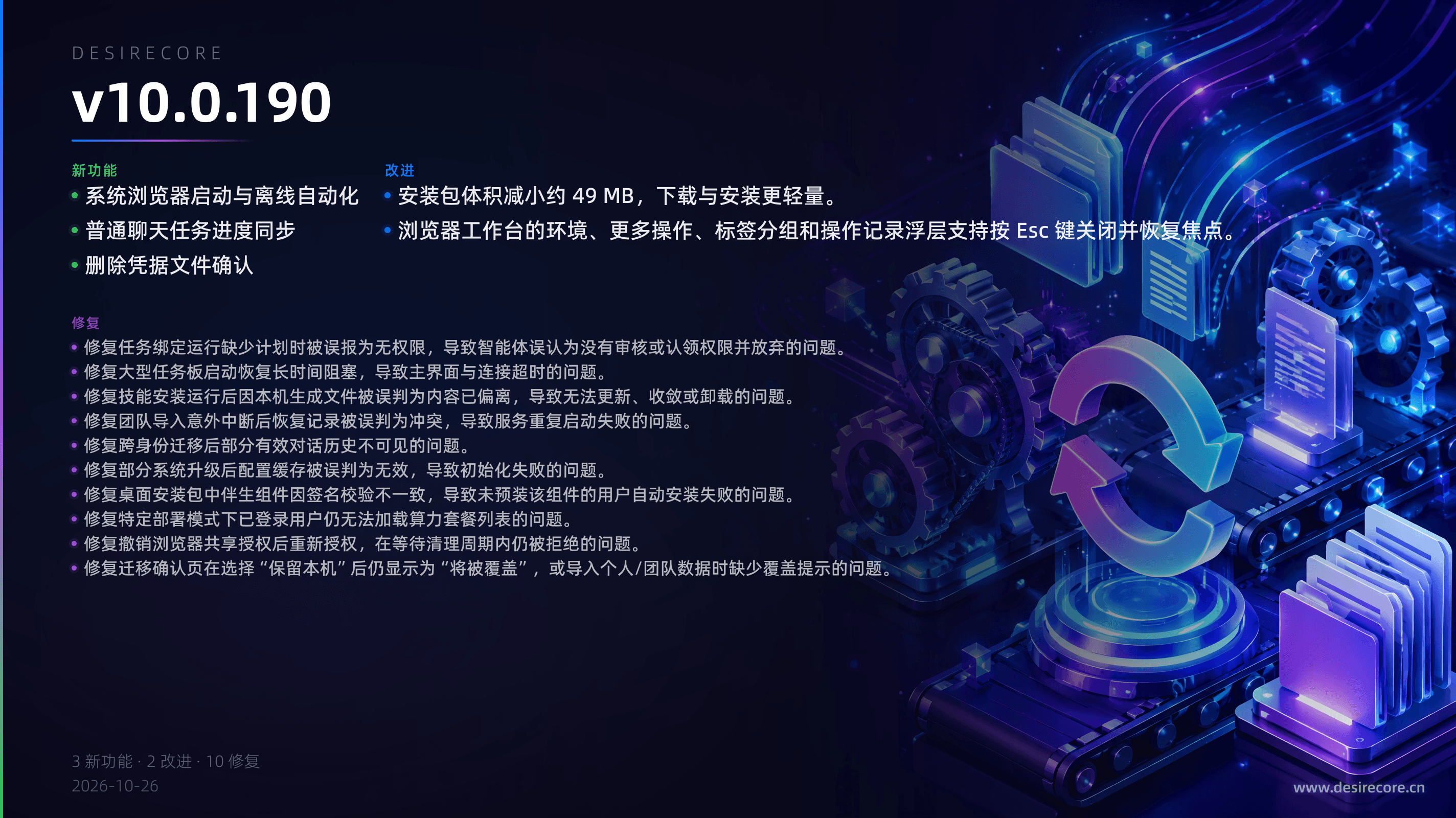 v10.0.190 更新概览