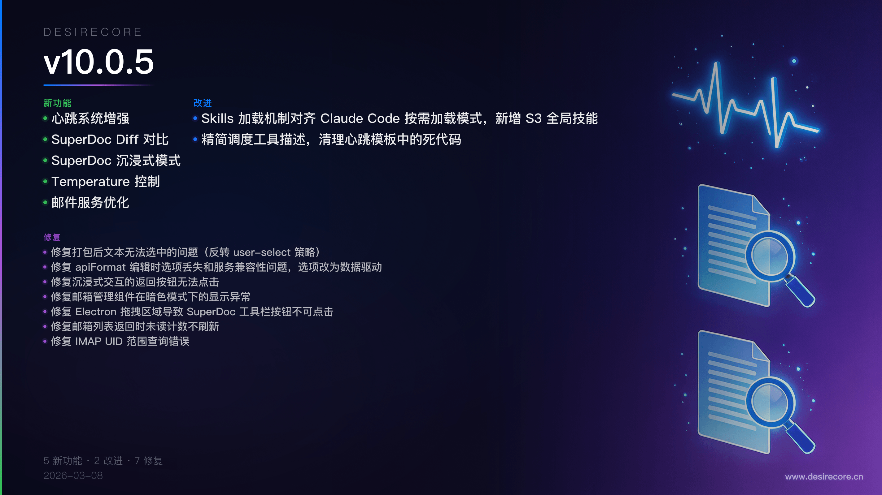 v10.0.5 更新概览