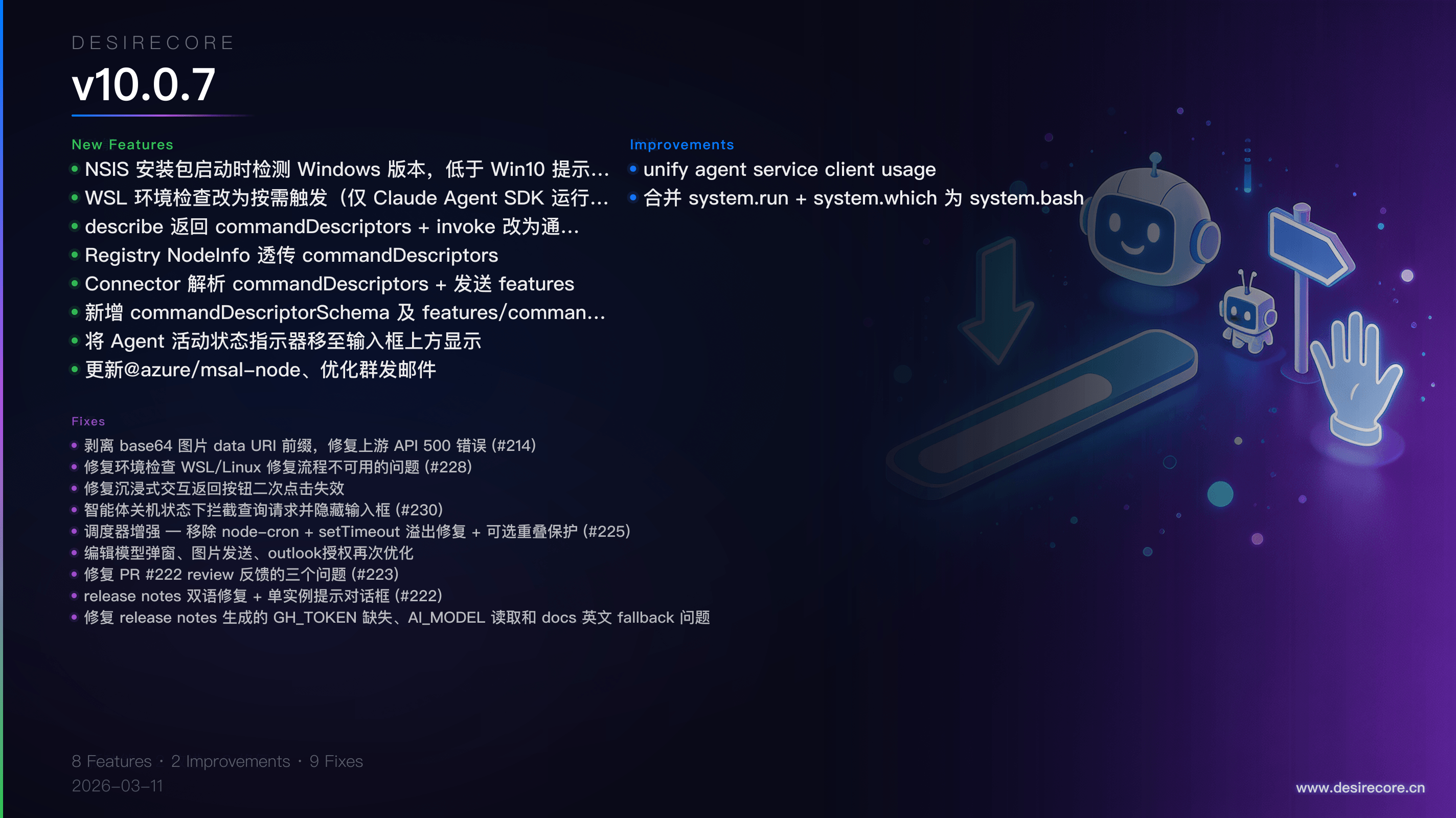v10.0.7 Release Overview