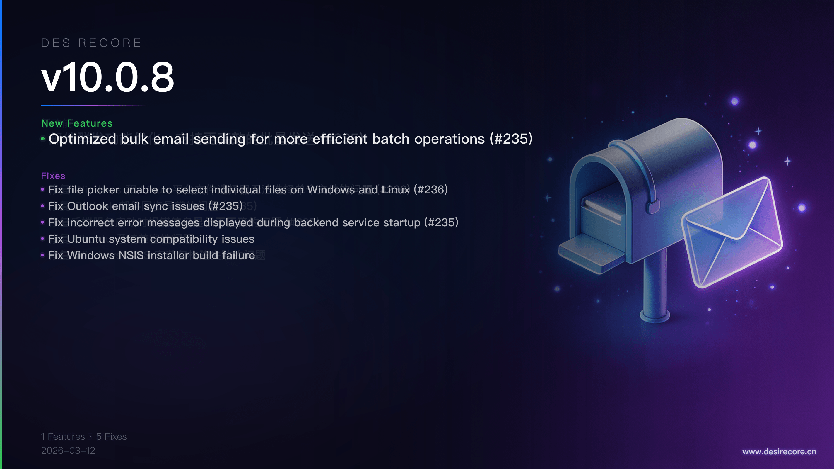 v10.0.8 Release Overview
