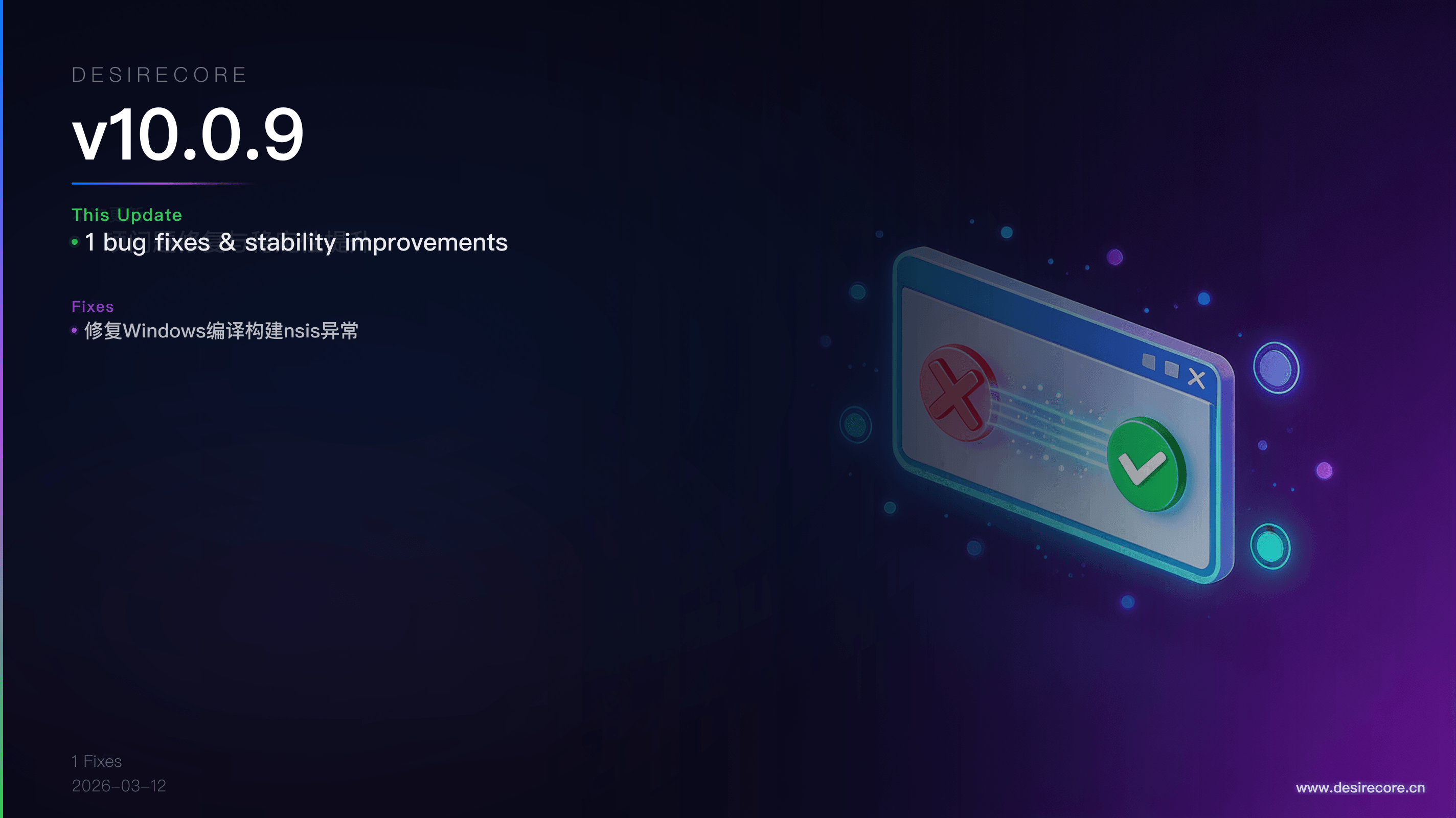 v10.0.9 Release Overview